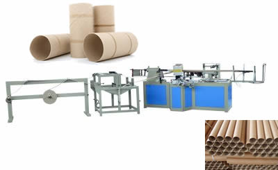 how toilet tissue rolls are manufactured, paper core tube making machine