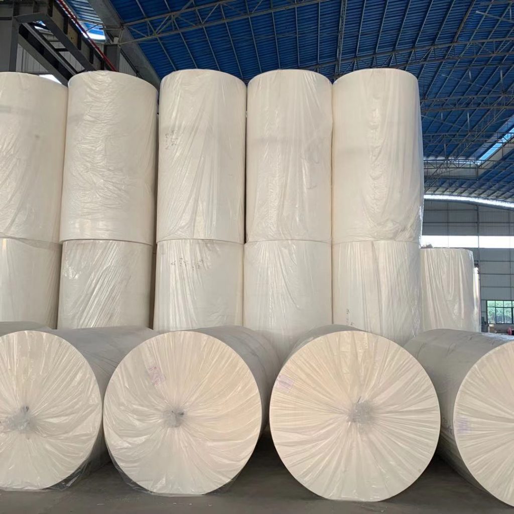 how toilet tissue rolls are manufactured, start from Raw Material of Toliet Roll, virgin jumbo roll